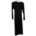Fifteen Twenty Black Long Sleeve Midi Dress Size Medium Retails 179