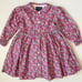 Oscar de la Renta Girls’ Floral Corduroy Dress - 18M