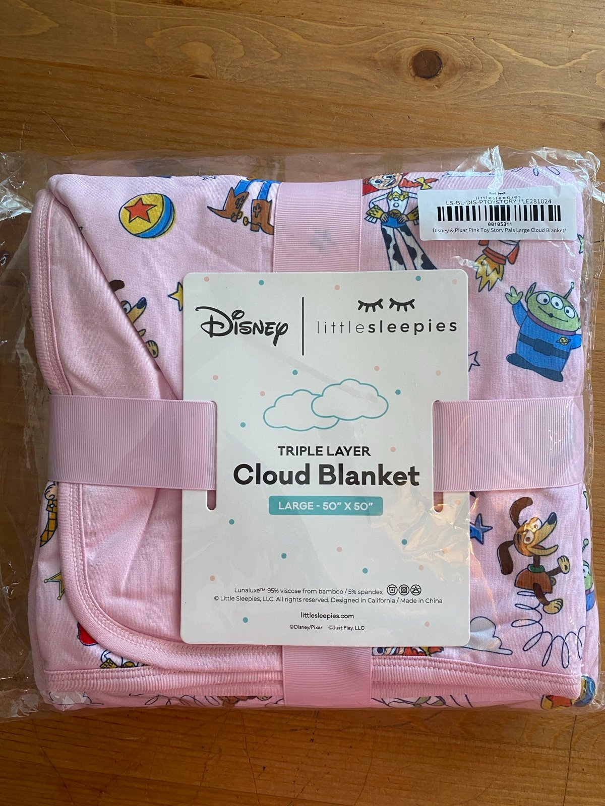 Pink Disney Toy Story Cloud Blanket