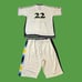 Platinum FUBU original Harlem Globetrotters basketball 2 piece 3X tracksuit set
