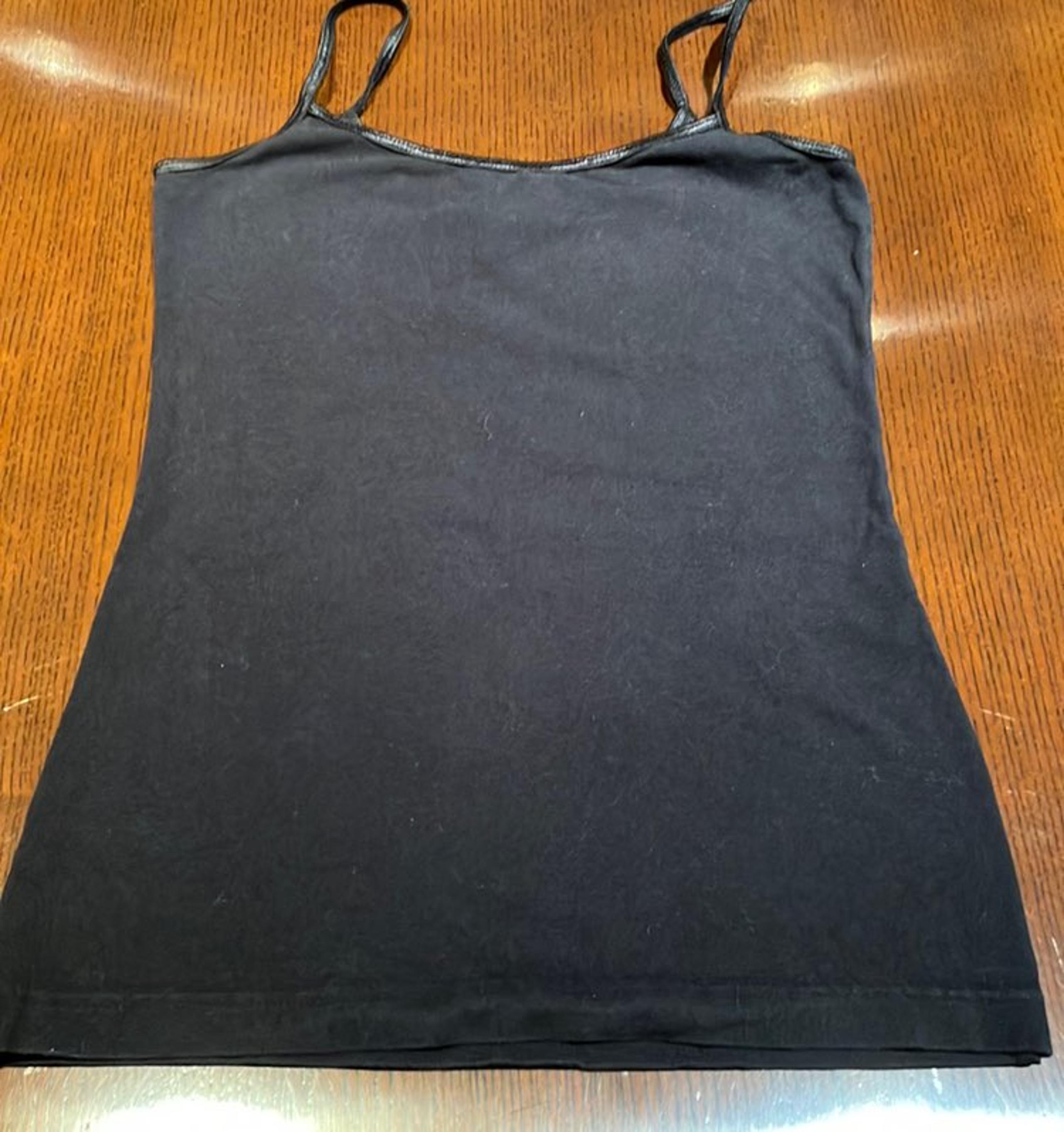 BP Women's Black Nonadjustable Spaghetti's straps top  size S