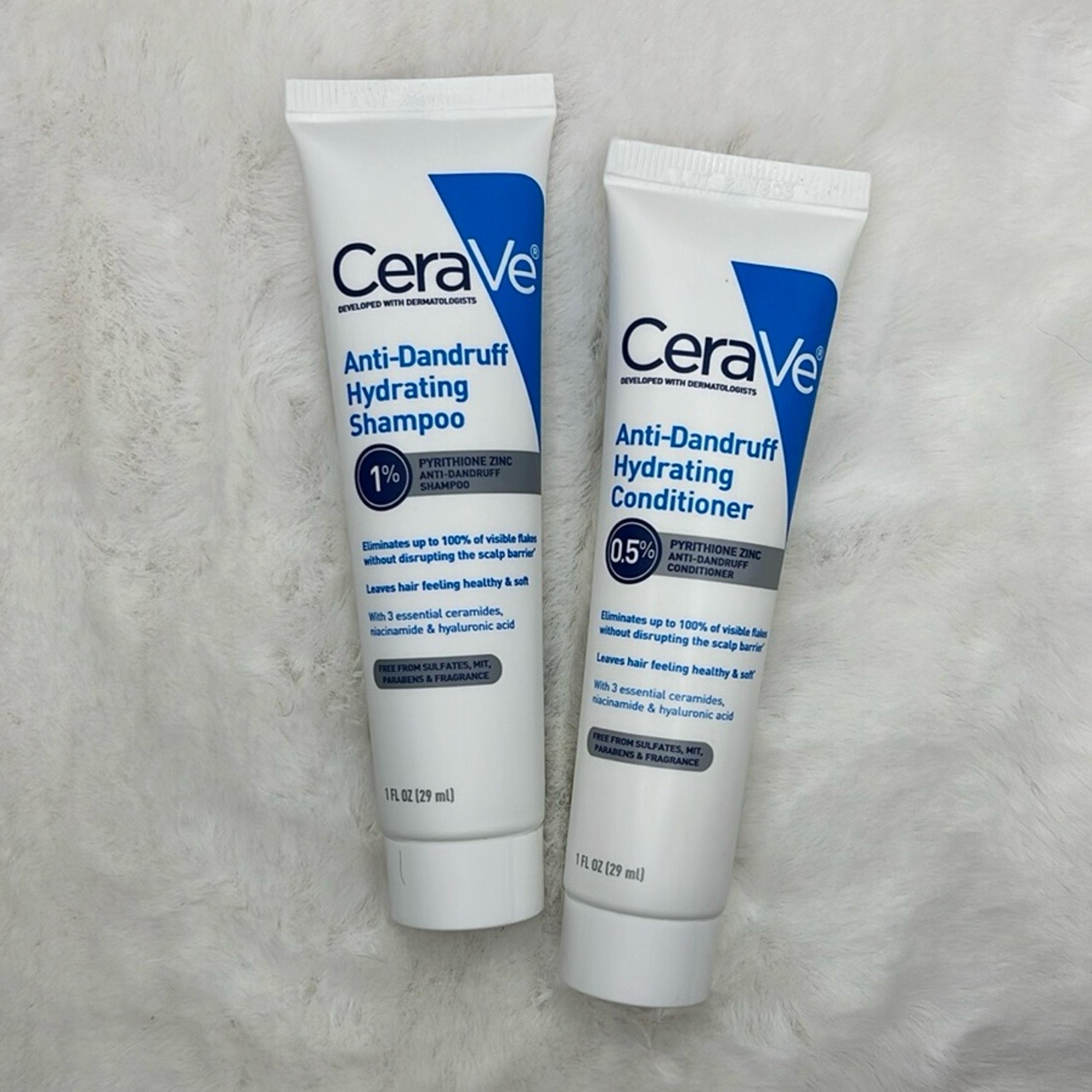CeraVe Anti-Dandruff Hydrating Shampoo and Conditioner with Pyrithione Zinc