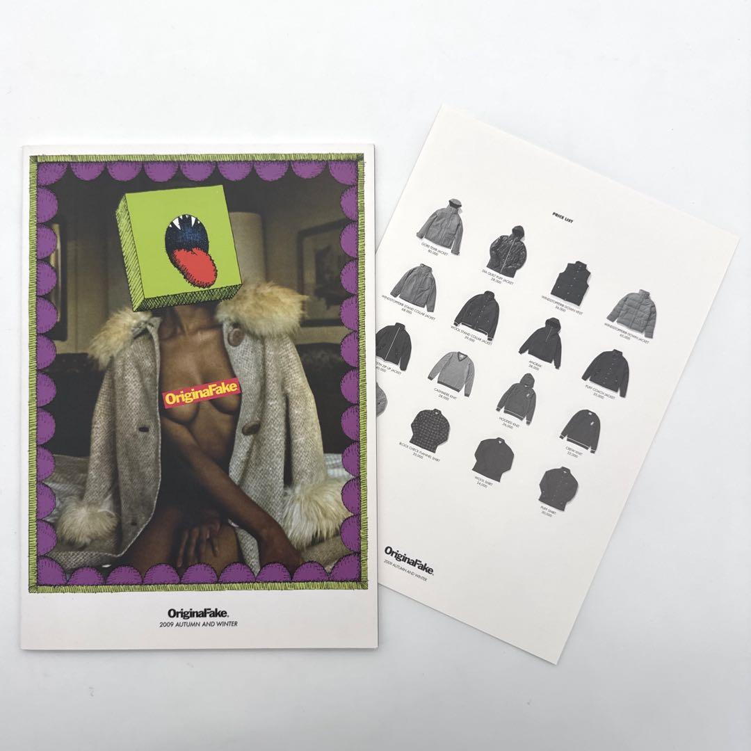 ORIGINAL FAKE 2009 A/W Catalog with Supplement KAWS