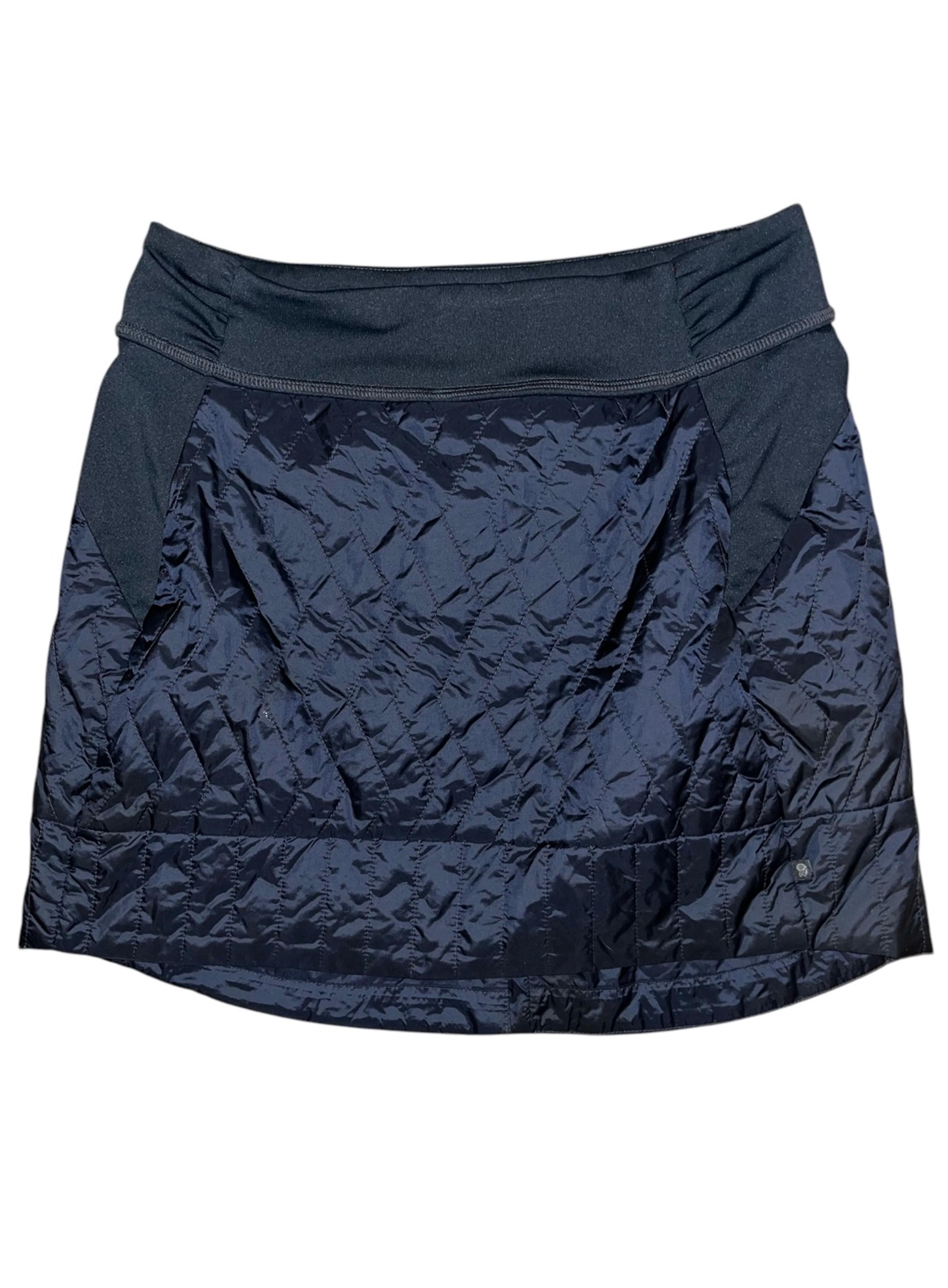 Trekkin Womens Quilted Skirt Size Small Outdoor Hike Black - Mountain Hardwear