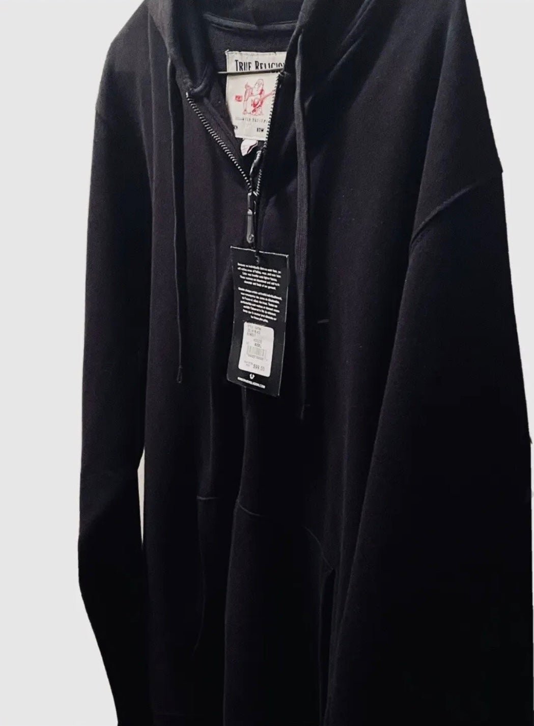 True Religion hoodie With Big Horseshoe Logo on the Back Mens 3XL NWT