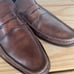 Brunomagli Men’s Dress Shoe Loafer brown Italian Size 13