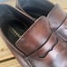 Brunomagli Men’s Dress Shoe Loafer brown Italian Size 13