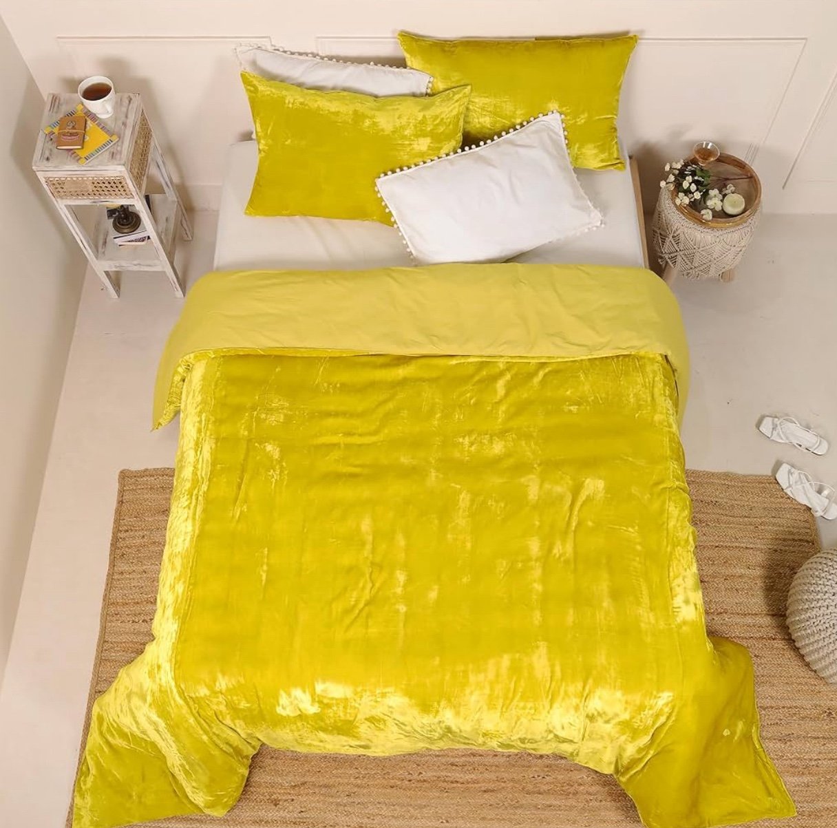 Opalhouse Citron Queen Coverlet and Shams