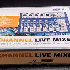 Brand New Weymic WM-F7 7 Channel Live Mixer w/ Built-in Digital Echo Processor