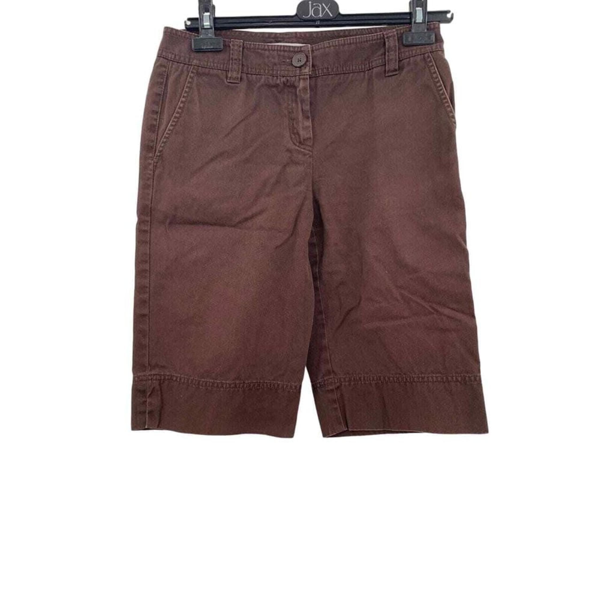 CAbi Women's Cotton Bermuda Shorts Style 484 Brown Size 0