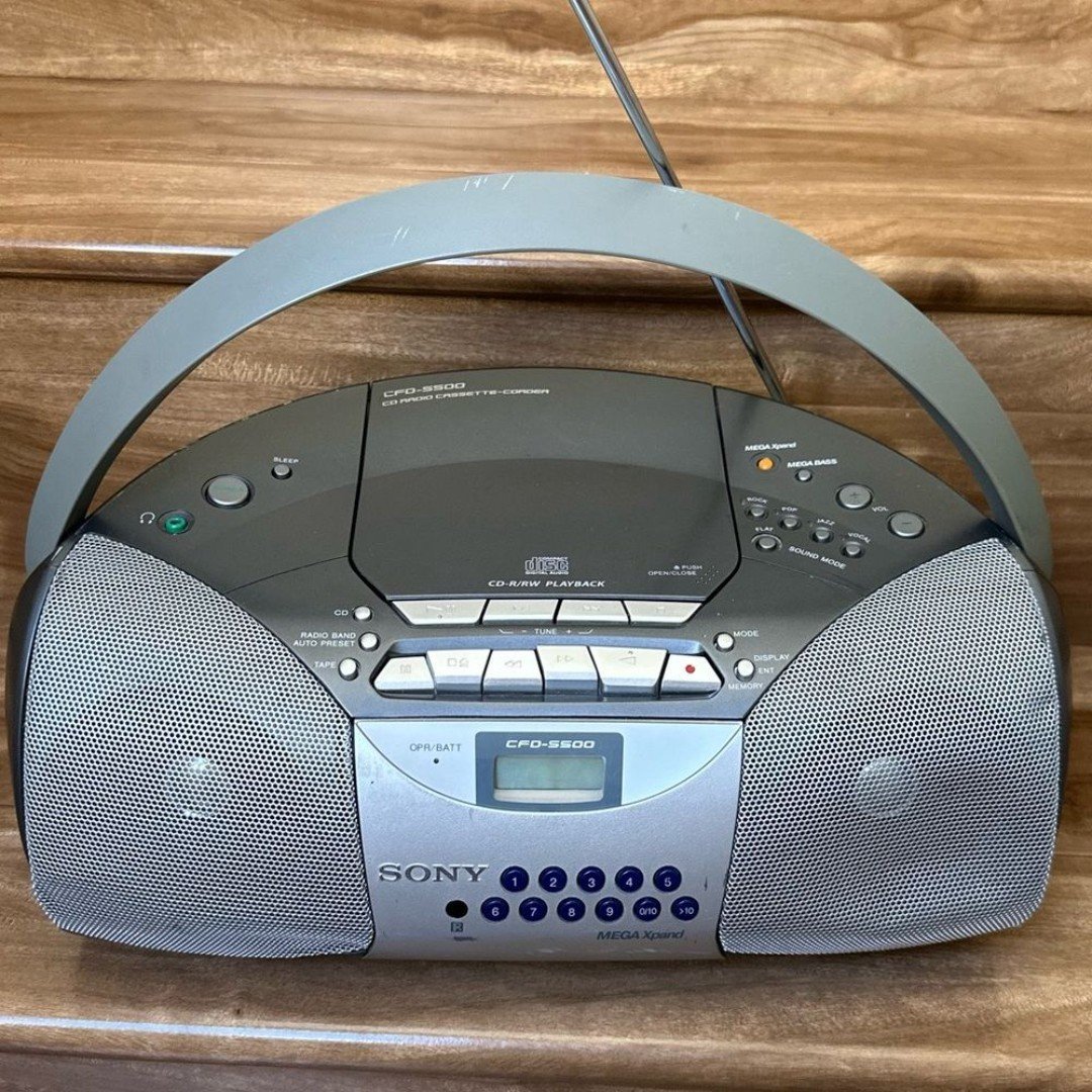 Sony Radio Sony Antique CFD-S500 CD/Radio/Cassette Boombox