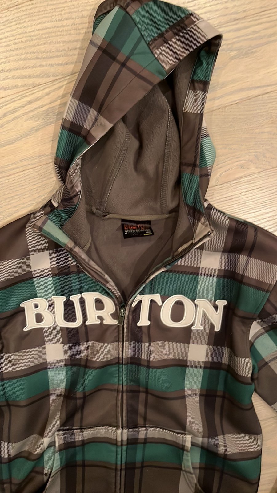 Burton zip jacket sweatshirt small