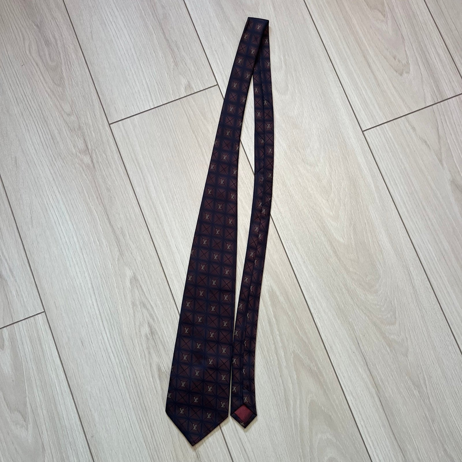 Vintage 80s 90s Louis Vuitton Silk Tie