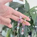 Swarovski Silver-Tone Crystal Mixed Cut Front & Back Asymmetrical Drop Earrings