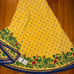 Vintage Williams Sonoma Butterfly Tablecloth French Country Provence Yellow