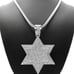 STAR OF DAVID PENDANT &18 FRANCO CHAIN