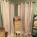 Ivory blackout curtain