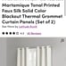 Ivory blackout curtain