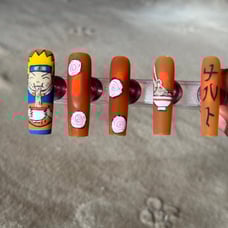Naruto Character Nail Art xxl Press On Nails