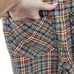 Free People Plaid Shape Up Trouser Pants UK 14 US 10 High Rise Wide Leg Academia