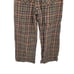 Free People Plaid Shape Up Trouser Pants UK 14 US 10 High Rise Wide Leg Academia
