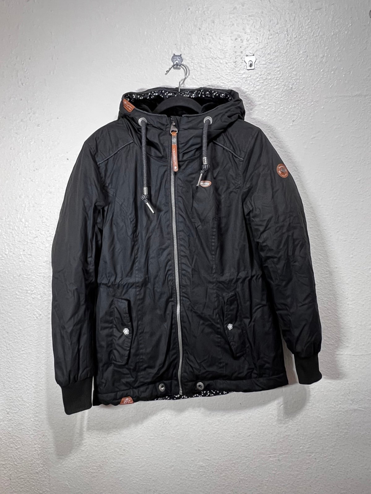 Ragwear Danka Parka Winter Jacket Vegan Women’s Black Size Medium