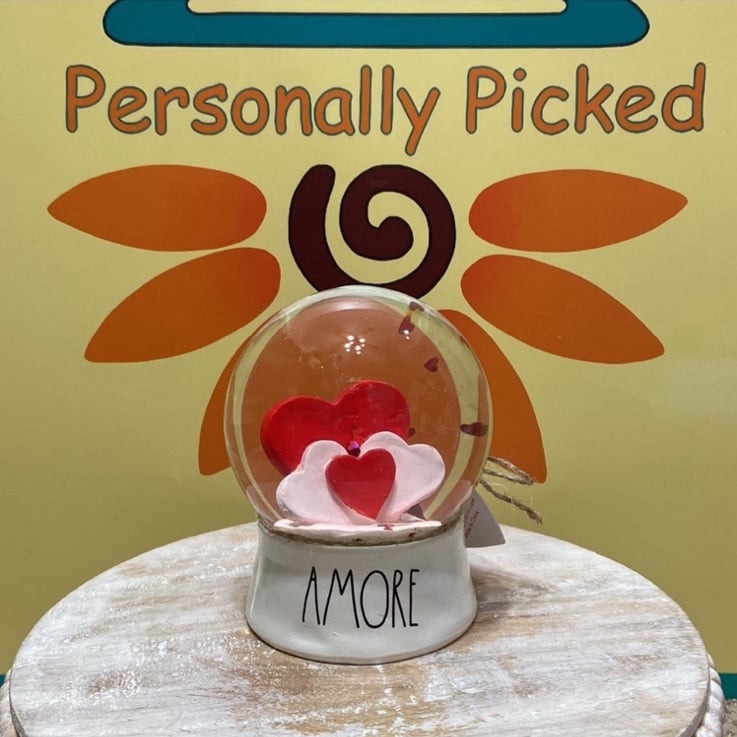 Rae Dunn AMORE Snow Globe