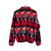 BANFF DESIGN FLEECE RED OUTDOOR ZIP UP JACKET SIZE LARGE