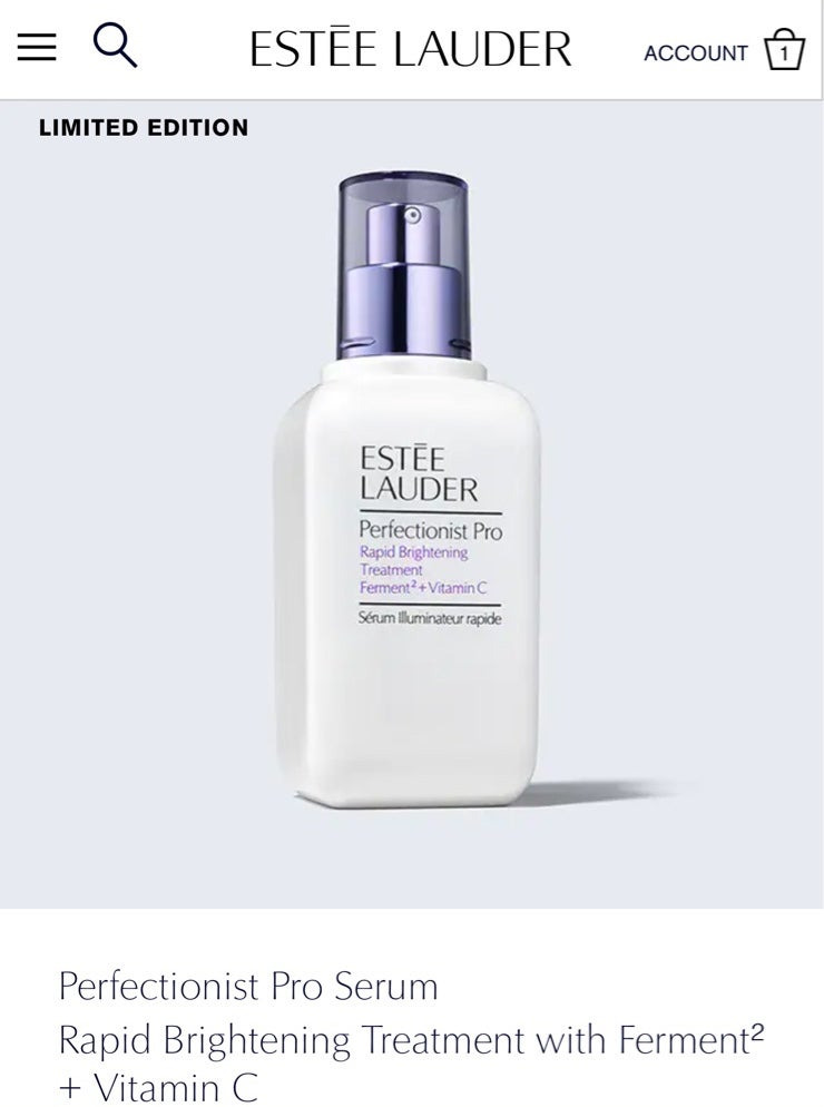 Estee Lauder Perfectionist Pro and Treatment Lotion