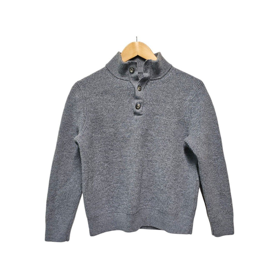 VINEYARD VINES Sweater Extra Fine Merino Wool 1/4 Button SMALL