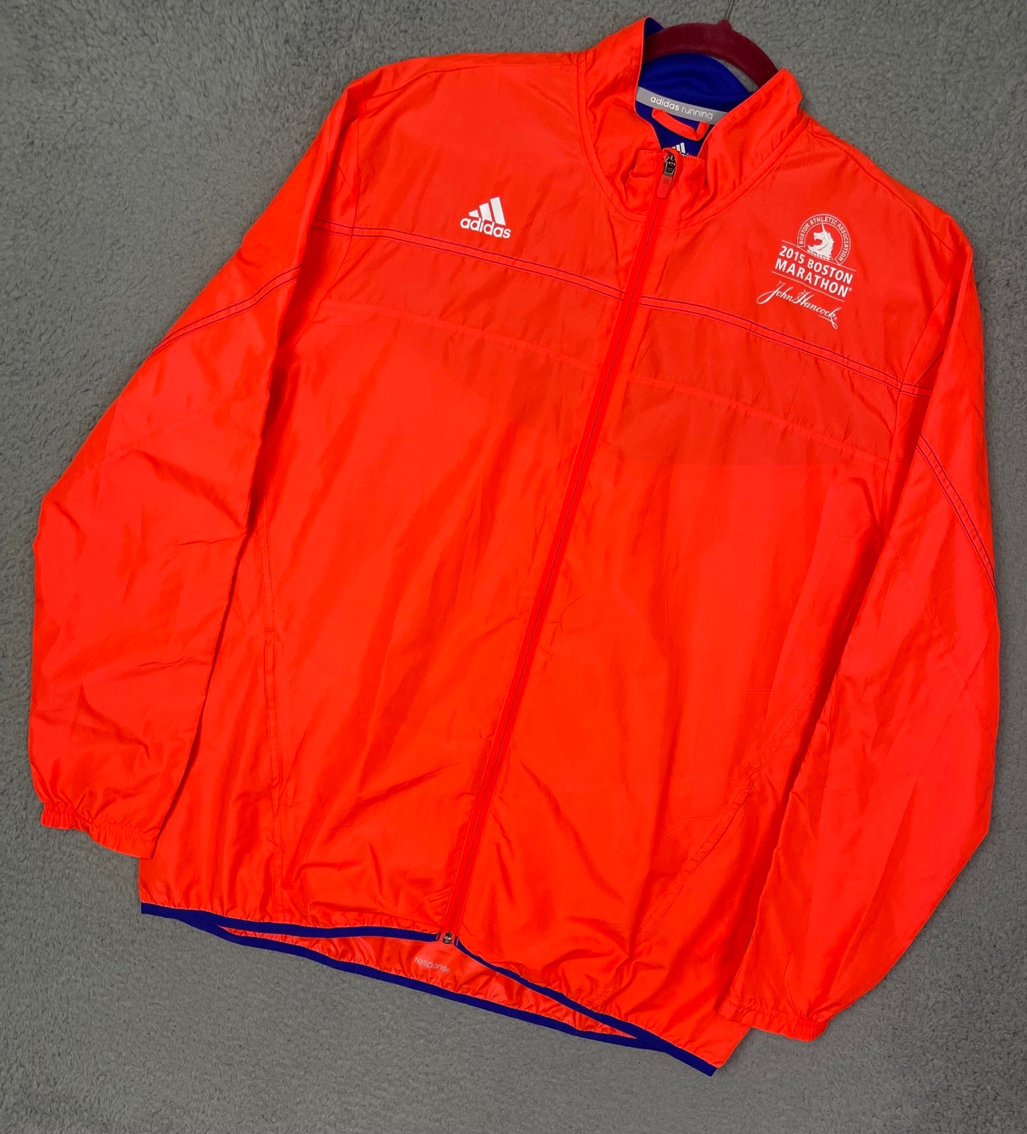 Adidas 2016 Boston Marathon windbreaker jacket