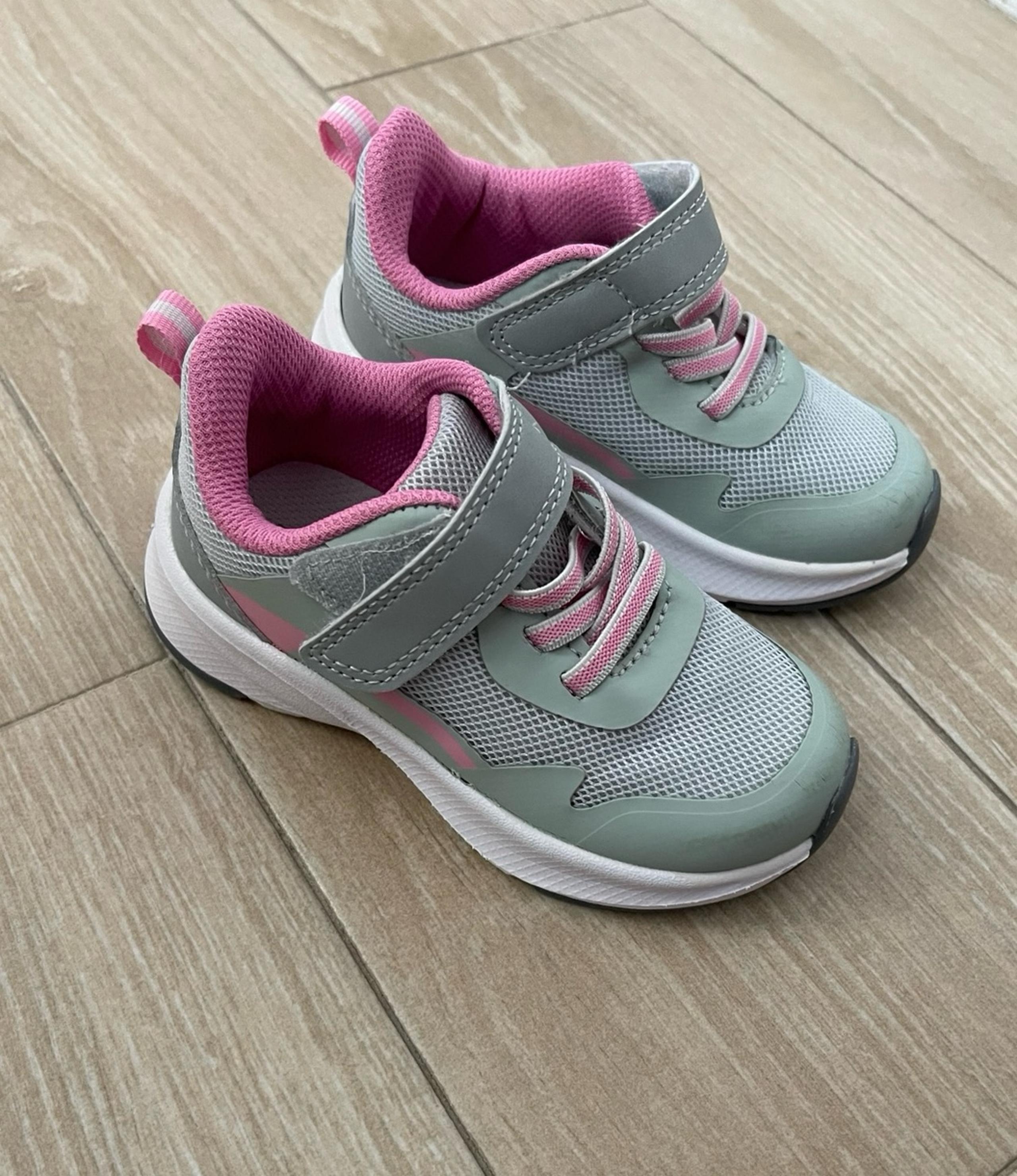 Athletic Works/Toddler Girl - Grey/Pink Sneakers-Shoes - Size 7