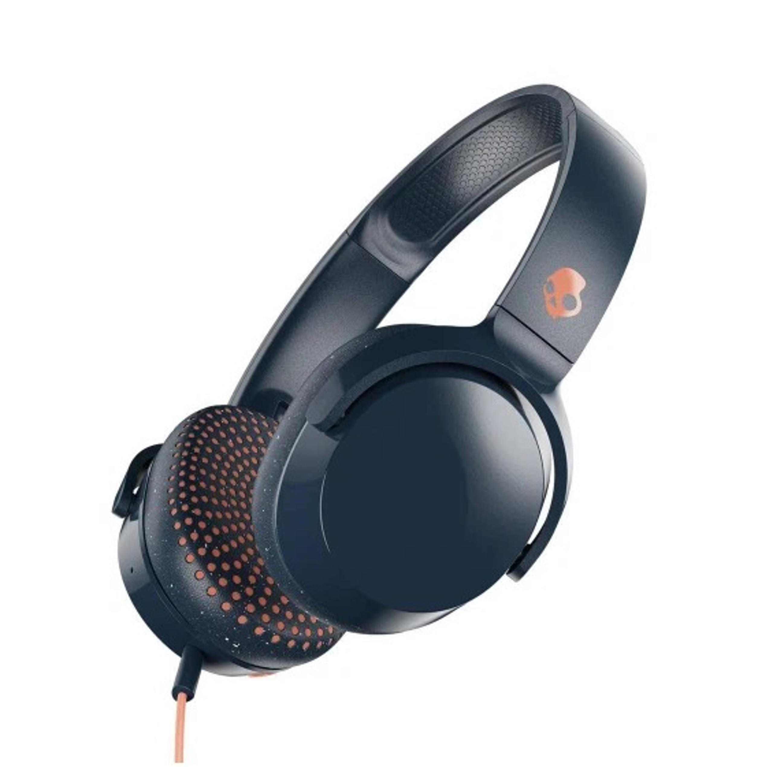 SkullCandy Riff Wired On-Ear Wireless Headphones - Blue