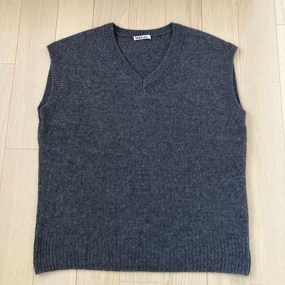 Wool Cashmere Silk Knit Vest