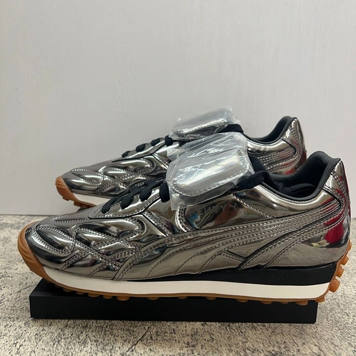 FENTY x PUMA AVANTI C Metallic Silver Size 9 Mens NEW