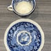 Antique Mason's Blue Vista Demitasse Cups & Saucers Circa 1891 - 1932