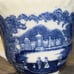 Antique Mason's Blue Vista Demitasse Cups & Saucers Circa 1891 - 1932