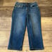 Bundle of 2 Earl Jean Women's Rhinestone Embellished Capris Size 10