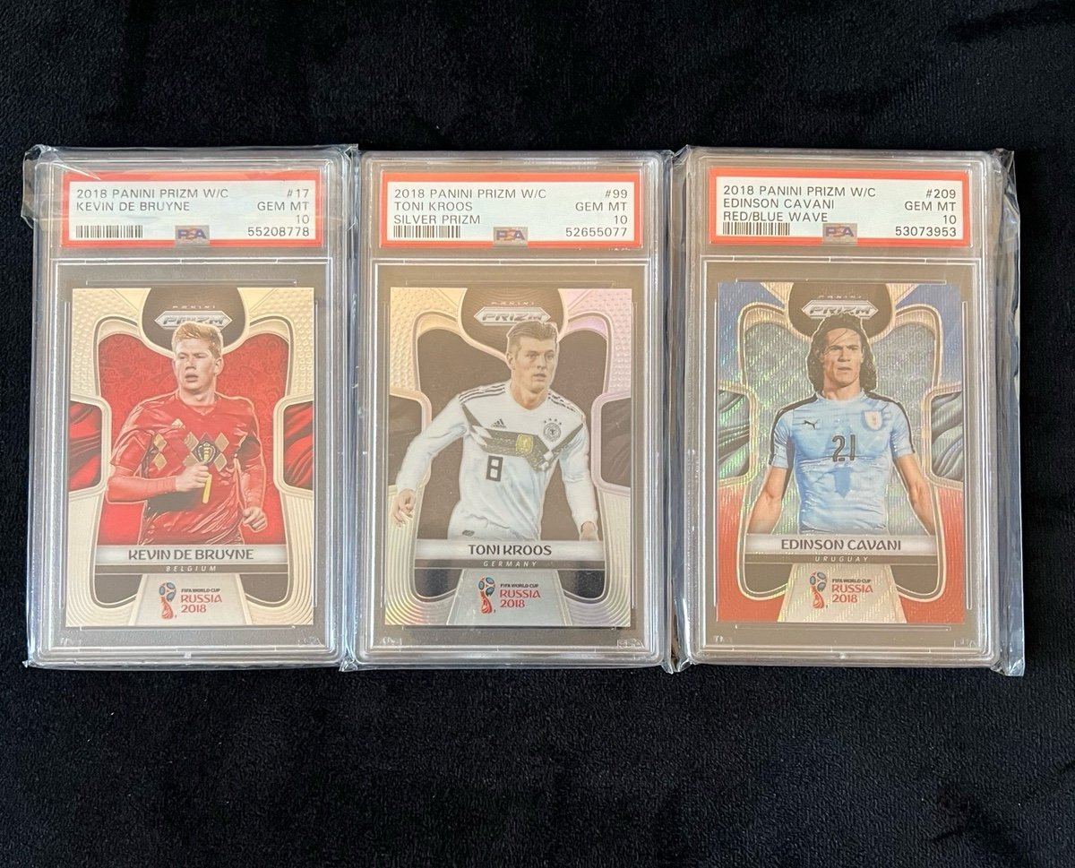 Lot: Toni kroos / cavani / de bruyne - psa 10