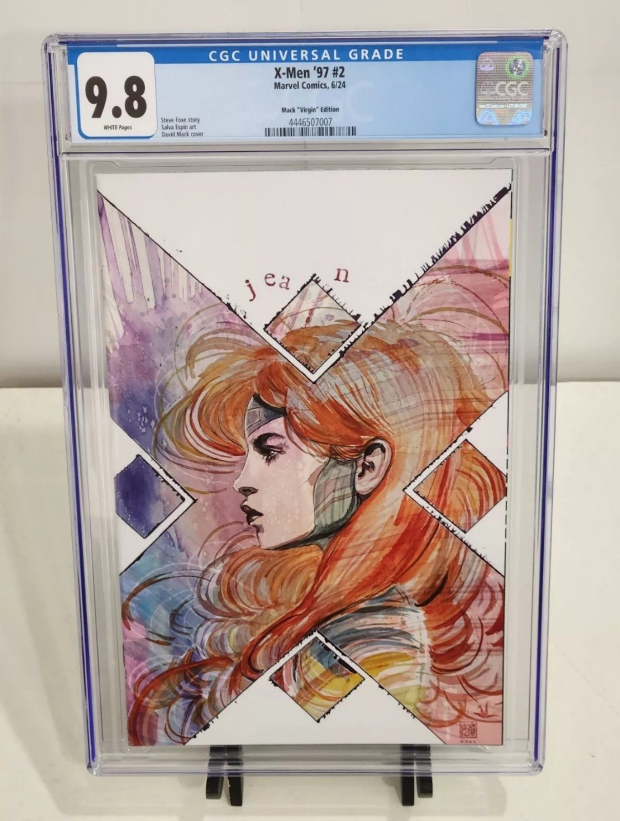 X-Men 97 #2 David Mack Jean Grey Virgin Variant 1:100 CGC 9.8