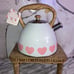Masterclass valentine heart teapot whistling kettle