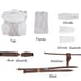 Star Wars Rise of Skywalker Rey Cosplay Costume Full Set