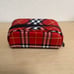 Burberry Blue Label Check Pattern Pouch