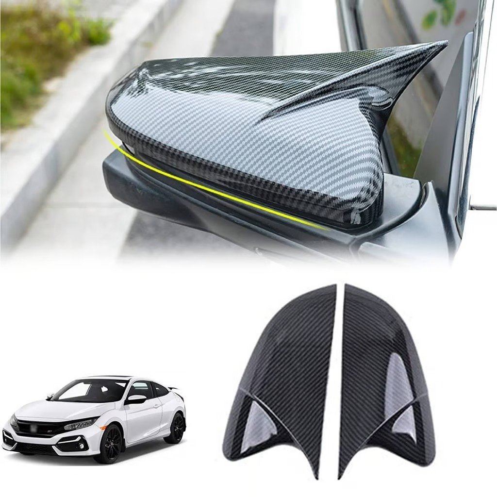 Honda Civic M-Style 2016-2020 ABS Carbon Fiber Mirror Cap Covers