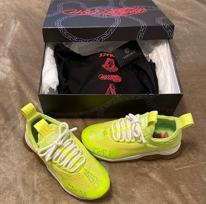 Versace Chain Reaction Sneakers