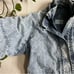 Vintage Early 90s Acid Wash Denim Coat