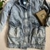 Vintage Early 90s Acid Wash Denim Coat