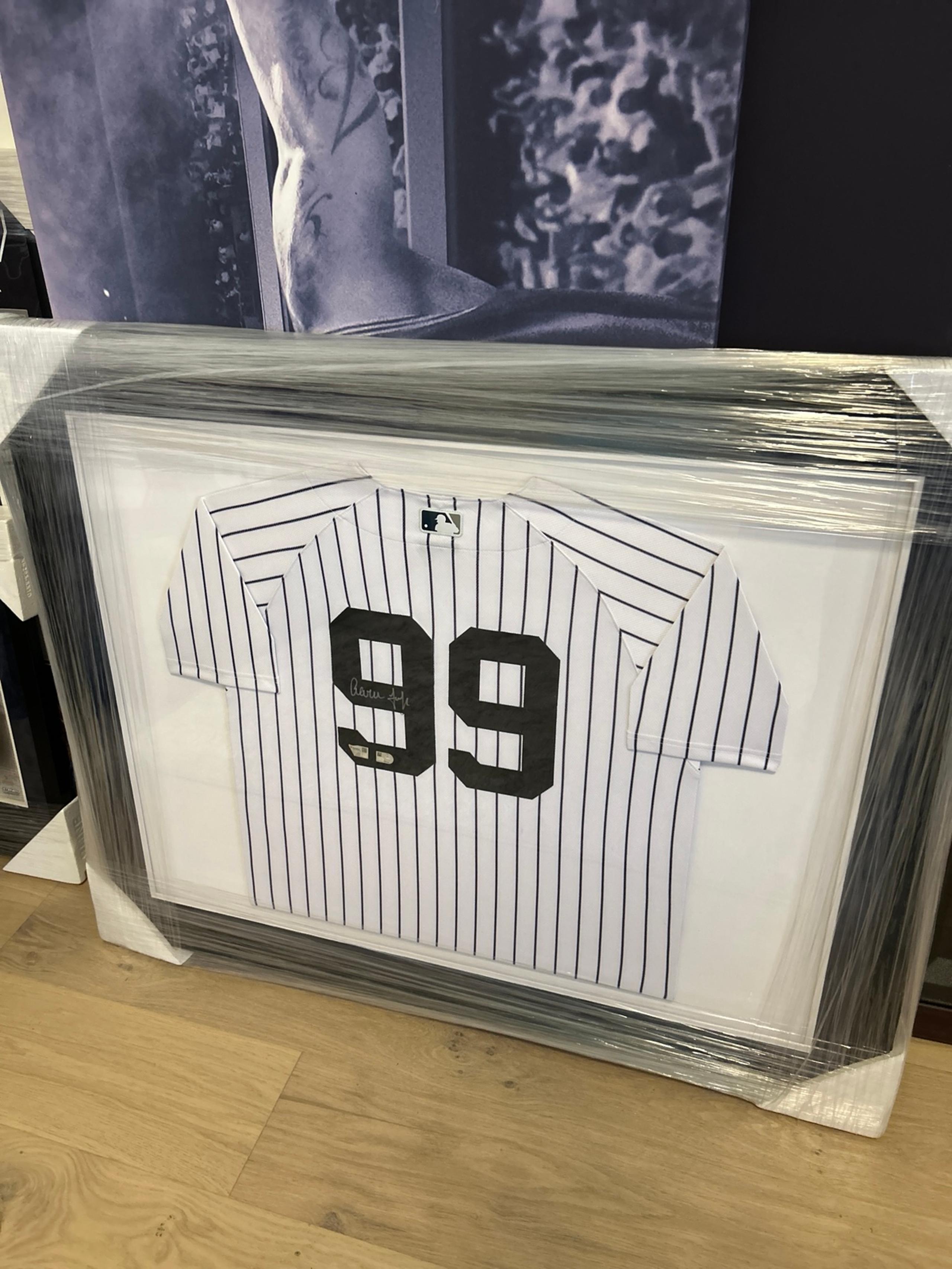 Aaron Judge Signed Framed Jersey - Fanatics Auth