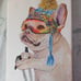 Bulldog Canvas Painting Wall Art