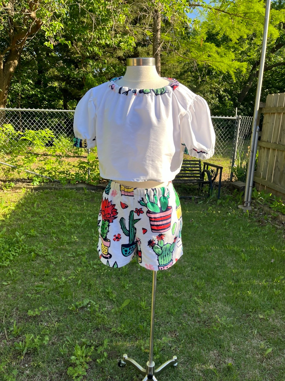 Shorts and top